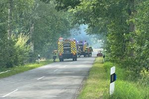 Brand Strohballenpresse / 24.07.2021