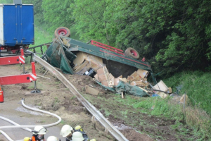 Gefahrgutunfall A1 21.05.13