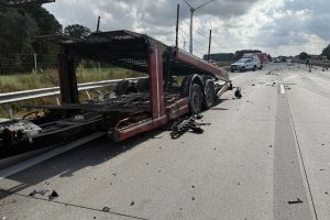 VU mit PKW-Brand - A1 / 01.09.2025