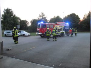 Übung bei PS TruckWash / 04.09.2018
