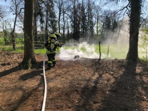 Brand einer Freifläche / 18.04.19