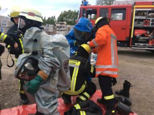 Einsatzübung Gefahrgut / 07.05.2019