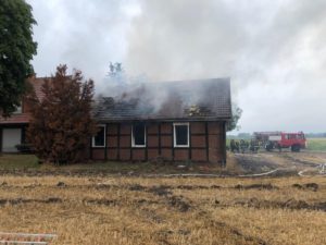 Gebäudebrand Neuenkirchen / 15.08.2019