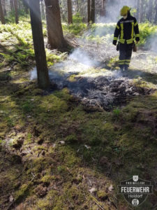 Flächenbrand im Wald / 28.05.2020