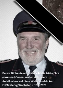 Nachruf – Georg Wobbeler