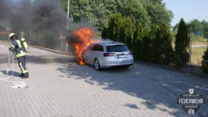 PKW-Brand / 13.08.2020