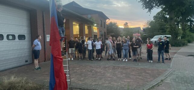 Ortserkundung – Fahne hissen / 12.07.2022