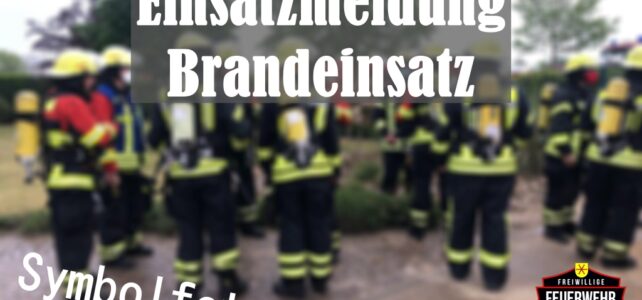 LKW-Brand in Halle / 17.10.2022