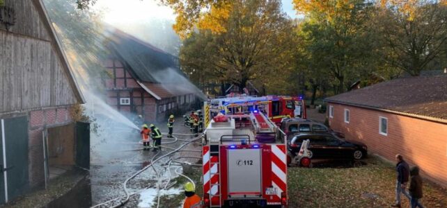 Brand Blockheizkraftwerkes Wenstrup / 19.11.2022
