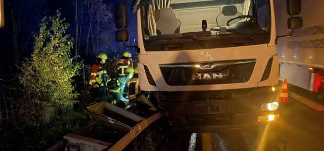 TH nach LKW-VU / 18.11.2022