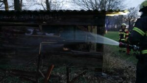 Feuer an einer Scheune / 04.04.2023
