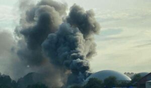Brand einer Maschinenhalle / 16.08.2023