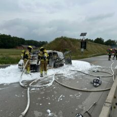 PKW-Brand A1 / 04.06.2024