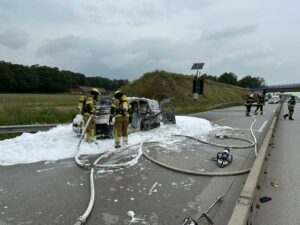 PKW-Brand A1 / 04.06.2024