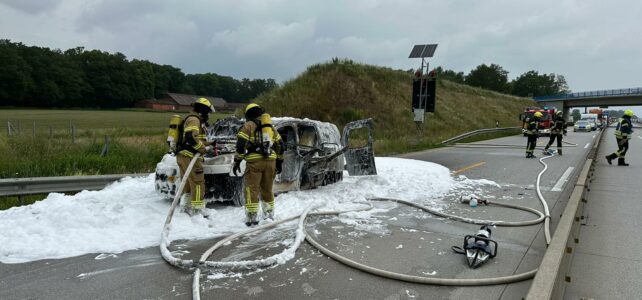 PKW-Brand A1 / 04.06.2024