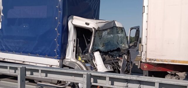 Verkehrsunfall & Böschungsbrand – A1 / 25.06.2024