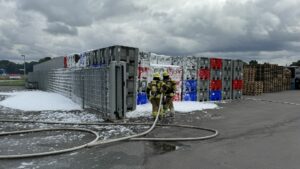 Brand von Batteriebehältern / 13.07.2024