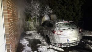 Mülltonnen- u. PKW-Brand / 01.01.2026